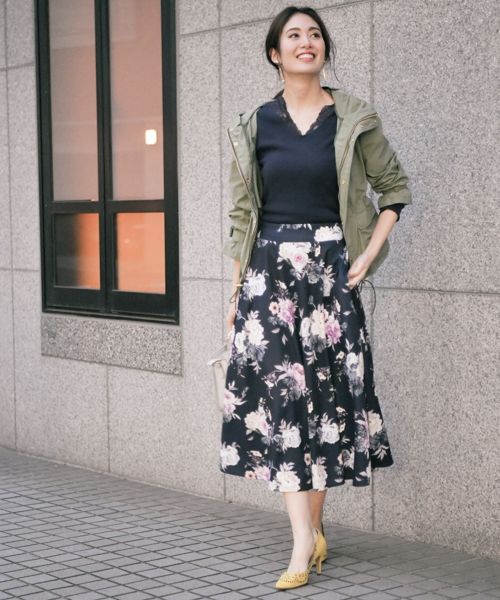 Best Hit Web限定の花柄スカート 公式 アンデミュウ Andemiu 通販