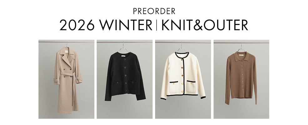 【PREORDER】KNIT＆OUTER