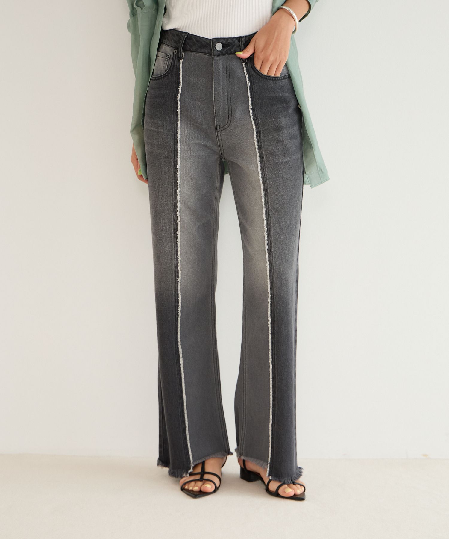 BAYFLOW ダウンベスト インディゴ デニム コンチョボタン ベイフロー 2025年最新】BAYFLOW メンズ ダウンベスト・キルティングベスト