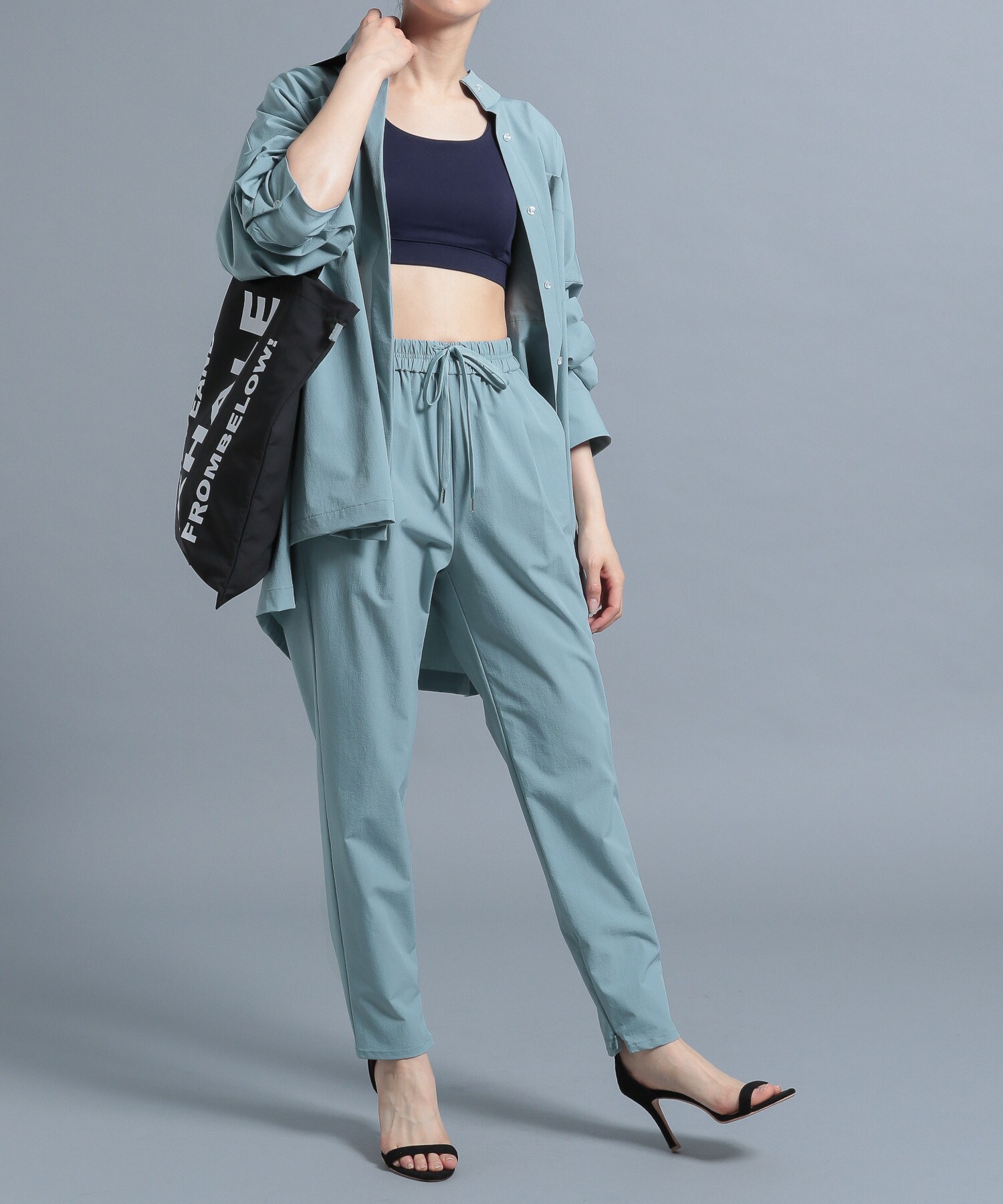Hereiam カップ付きメッシュライン ロングトップスMサイズ HEREIAM】Pick Up Styling！ | [公式]ベイフロー（BAYFLOW）通販