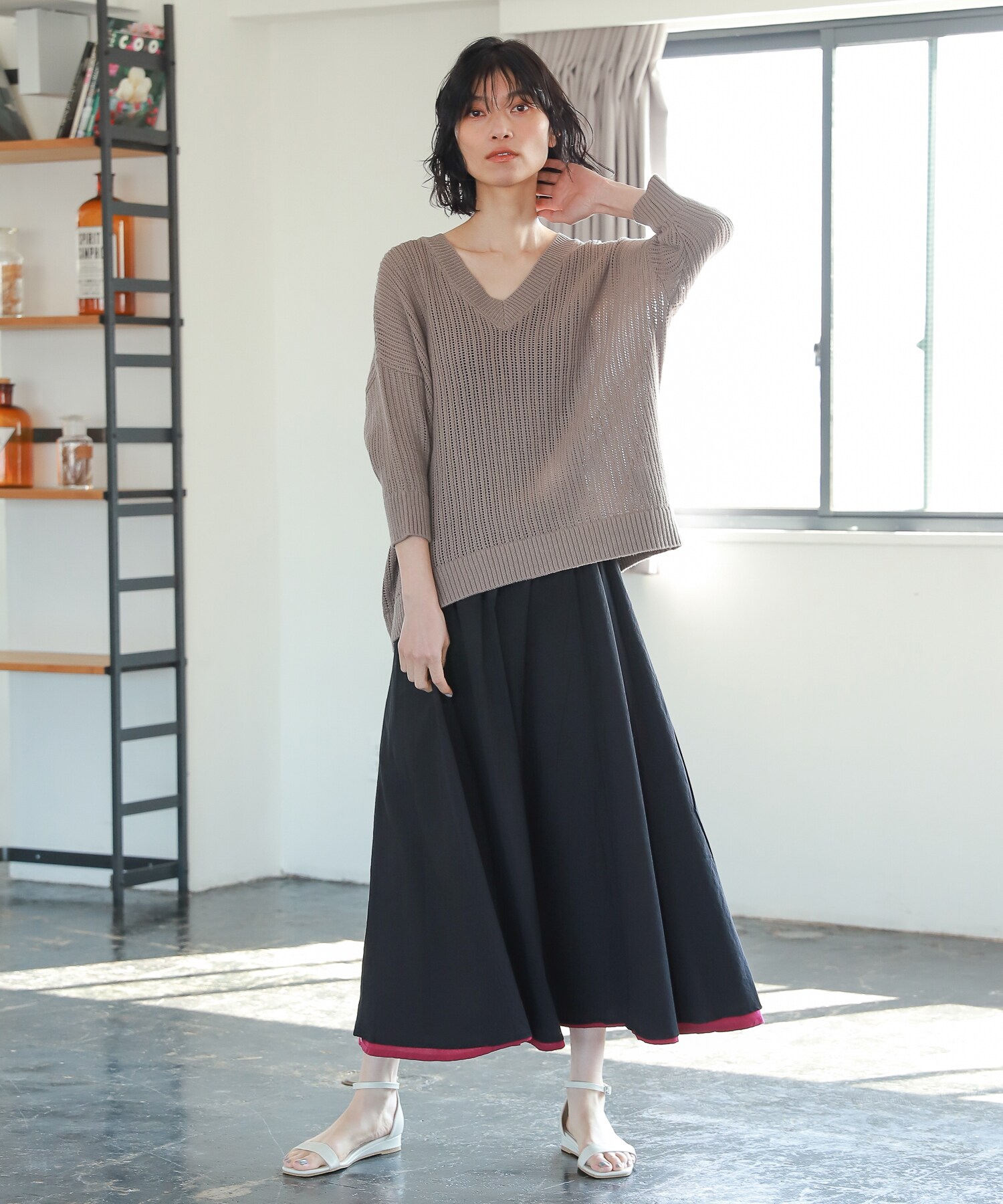 WOMEN】リバーシブルスカート | [公式]ラコレ（LAKOLE）通販