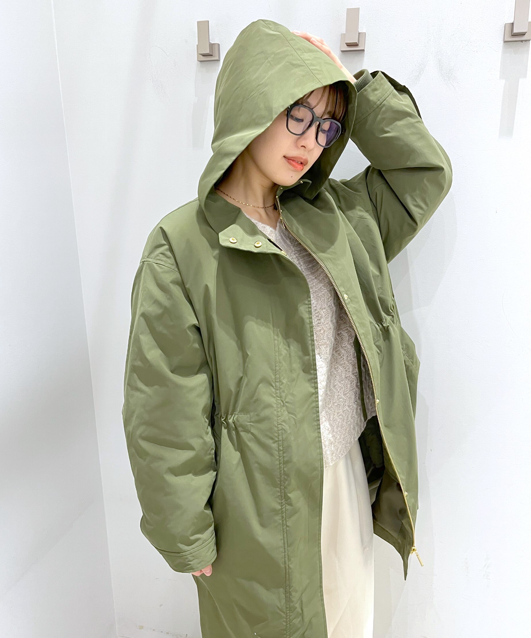 studio BOHEME カーキ フード付きアウター 2211_寒冷地レプスタアウター | [公式]レプシィム （LEPSIM）通販