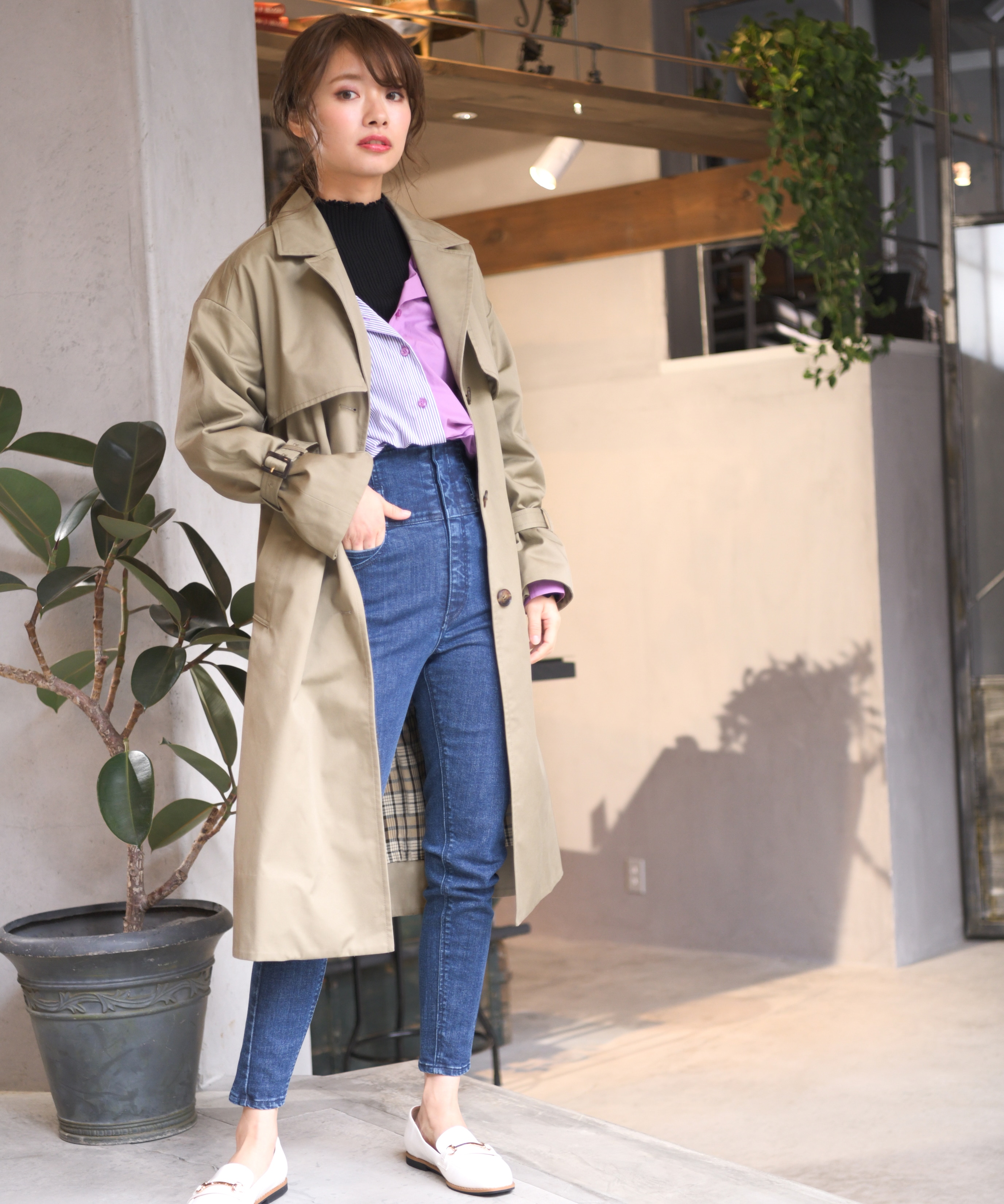 Mysty Woman今季一押しトレンチコート 公式 ミスティウーマン Mysty Woman 通販