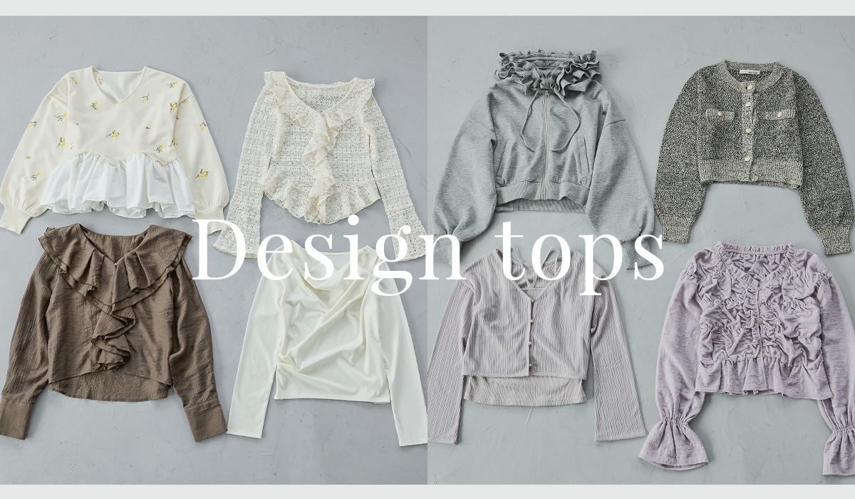 ■Autumn design tops