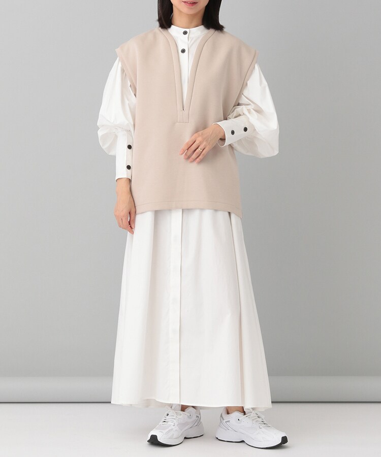 e/rm】3WAYベストセットワンピース アイボリー×ブラック01 - cmalaw.com