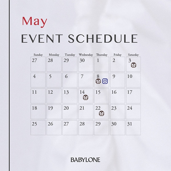 5月イベントカレンダー