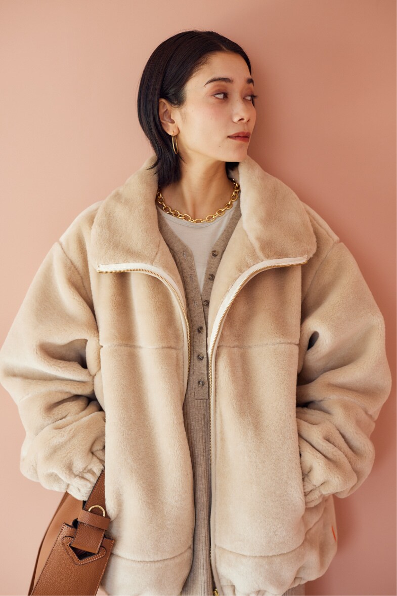 UNIVERSAL OVERALL（ユニバーサルオーバーオール）の「BARNYARDSTORM / 【UNIVERSAL OVERALL】/ フードボアブルゾン（ブルゾン）」 - WEAR
