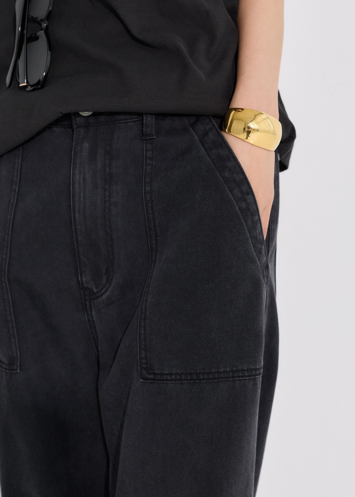 Wide Light Denim Pants-03