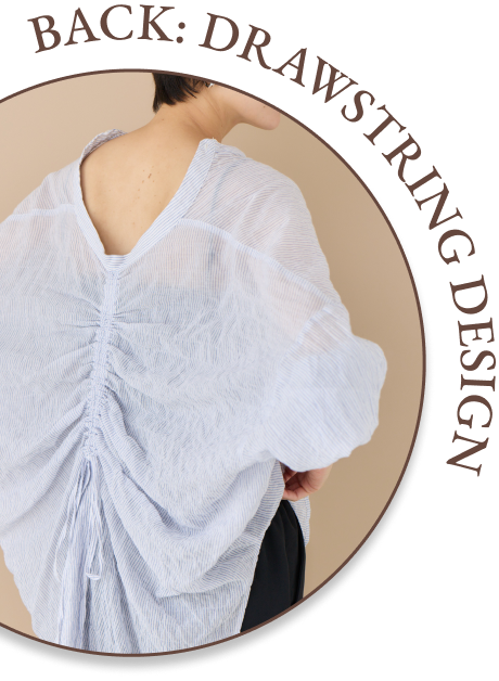 BACK: DRAWSTRING DESIGN
