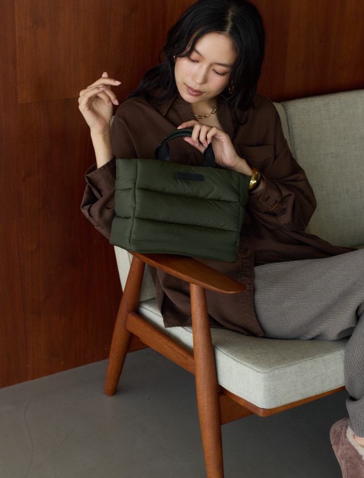 軽量2WAYパフトートBAG スタイル2