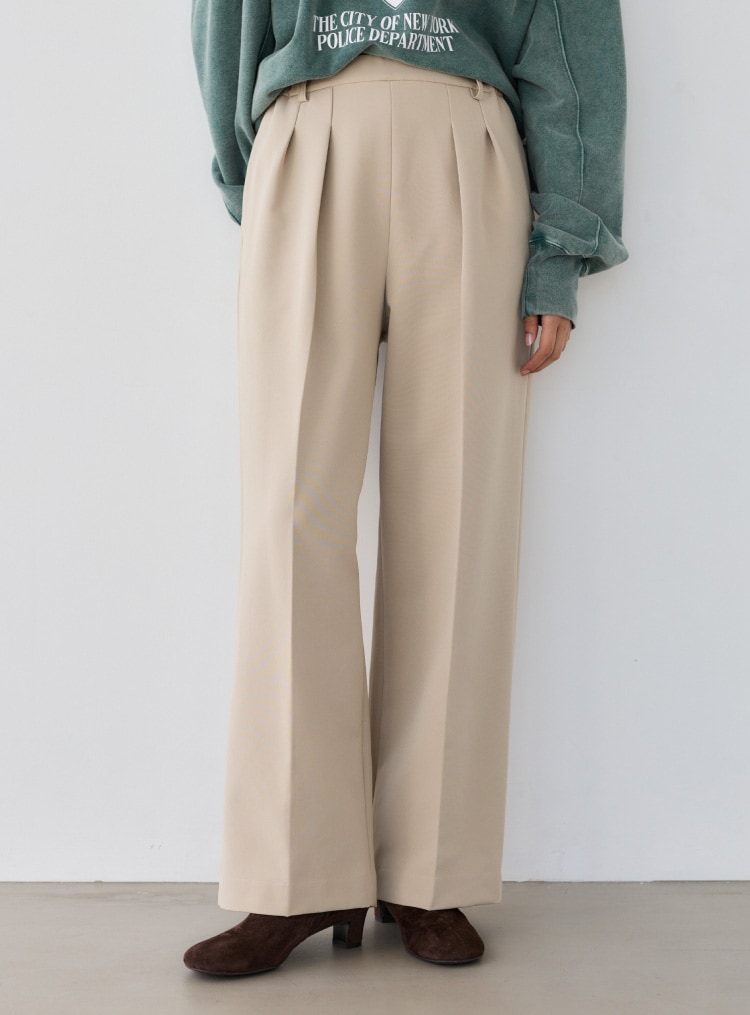 Semi-wide pants