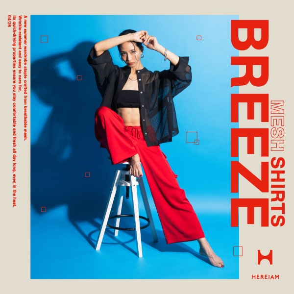 HEREIAM_4月PP_BREZZメッシュシャツ
