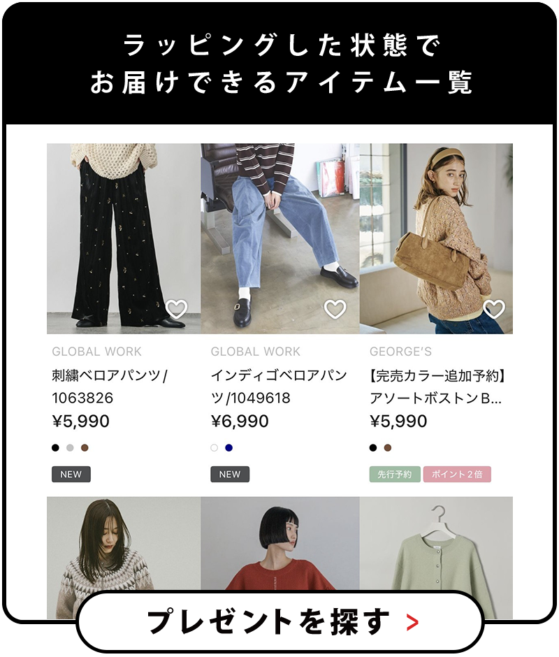 プレゼントを探す