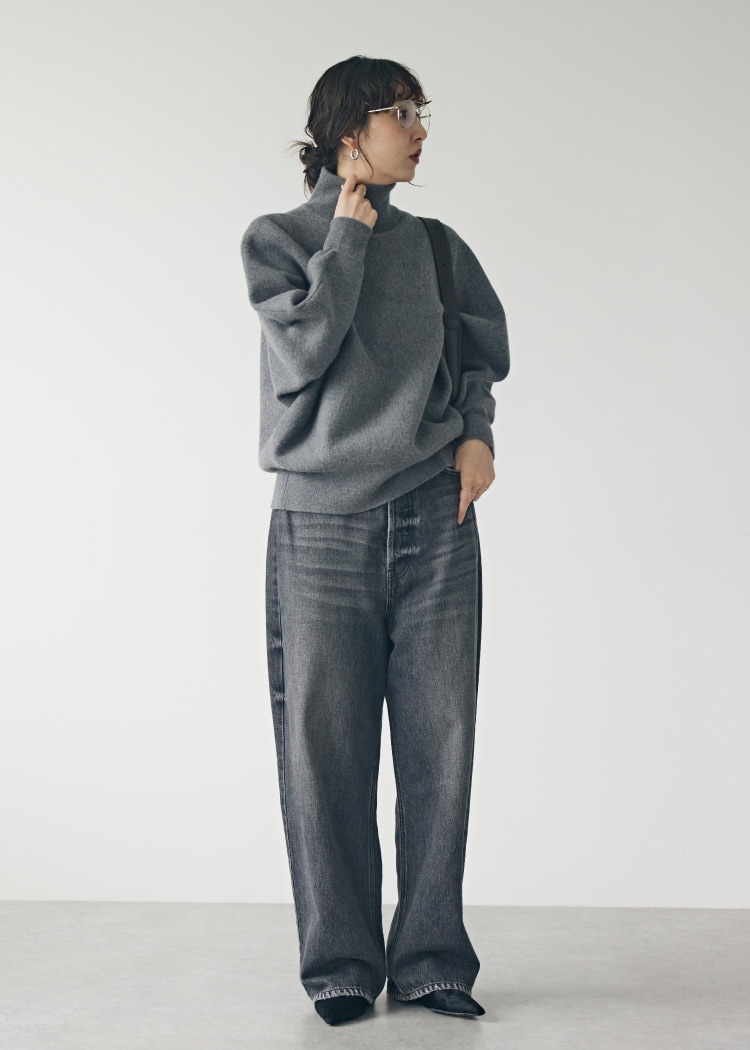 Kyoko knit snap