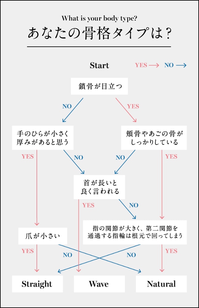 What is your body type? あなたの骨格タイプは?