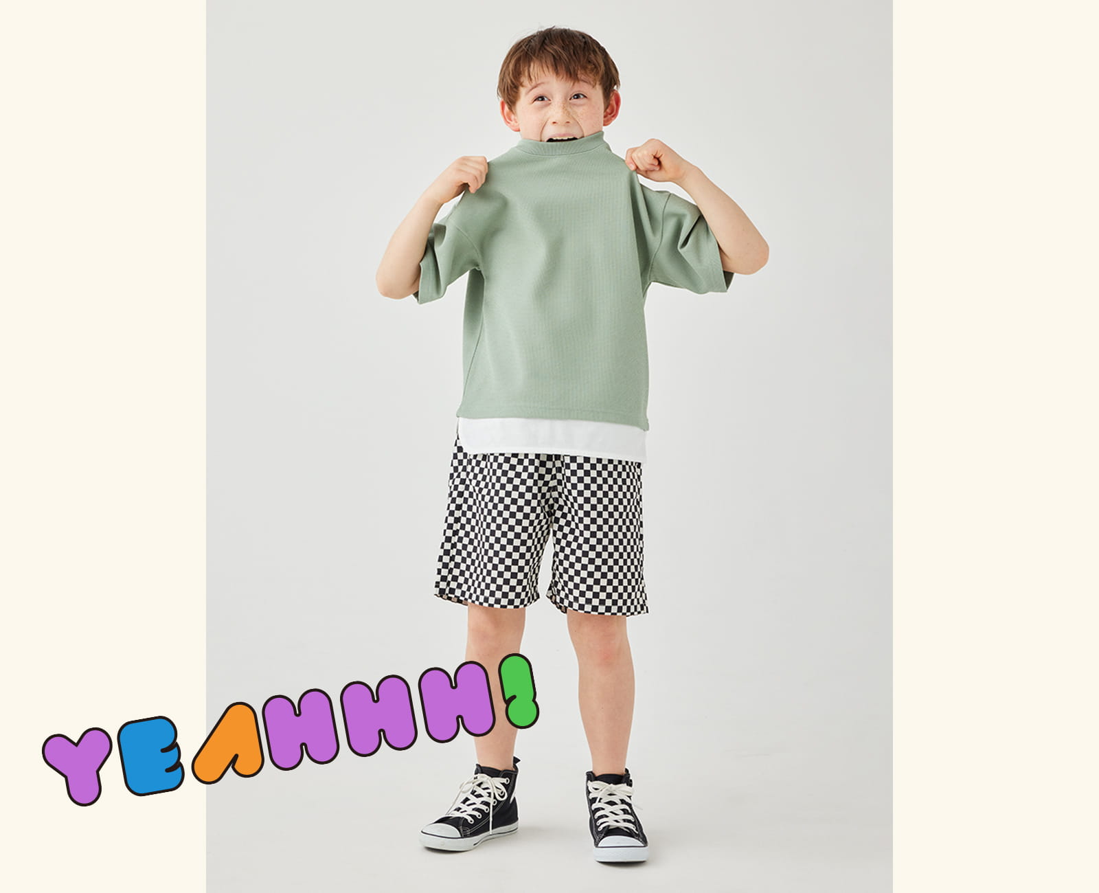 頑丈な首まわりで、洗濯が増える夏も心強い!