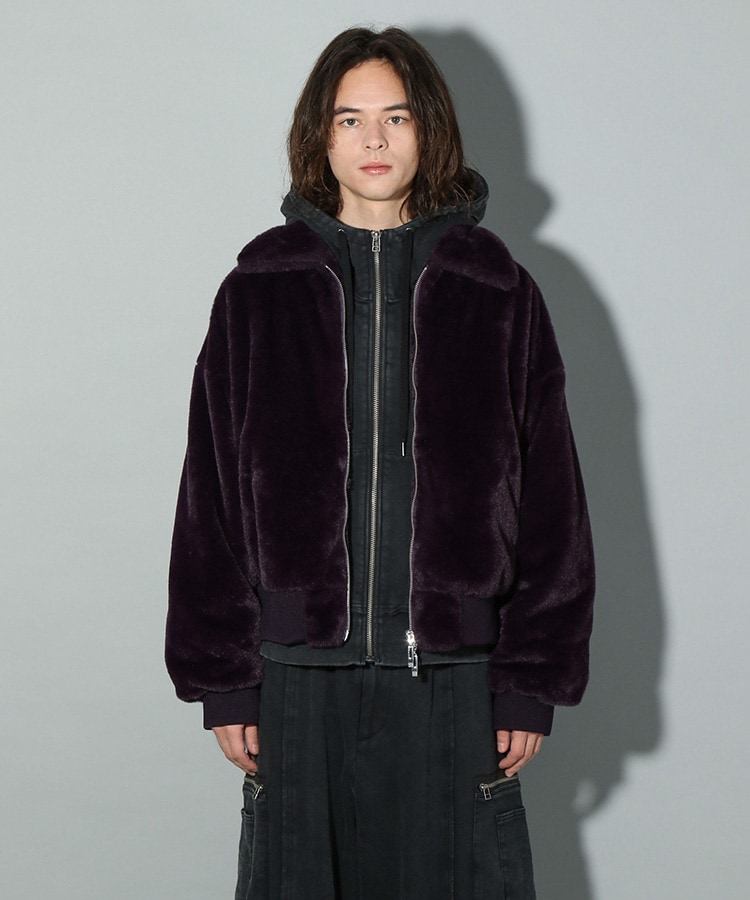 HARE（ハレ）の「レザーナカワタコンパクトブルゾン（）」 - WEAR