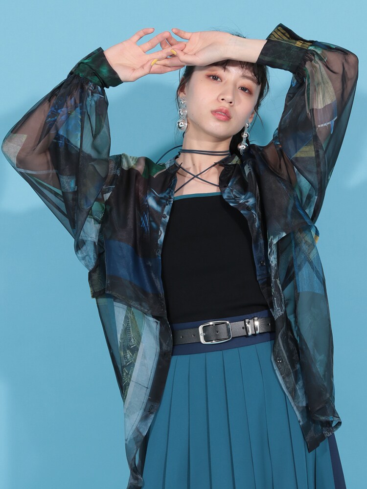 HARE バックプリーツシアージレ ベスト | urbanyouthhostel.com