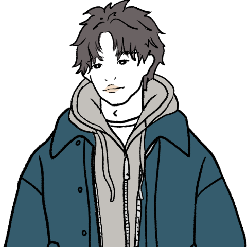 子供×直線