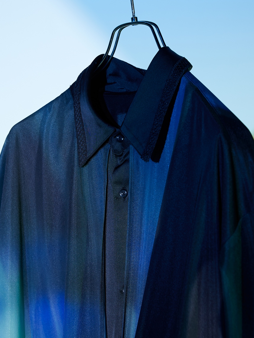 LAYERED SHEER SHIRT