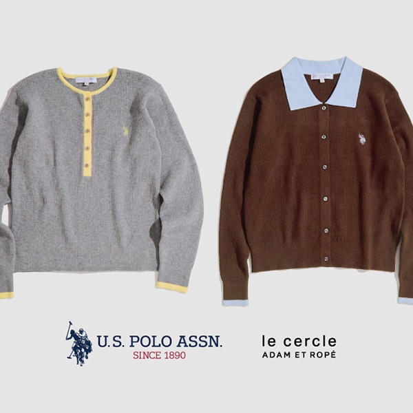 le cercle ADAM ET ROPE’×U.S. POLO ASSN 別注アイテム