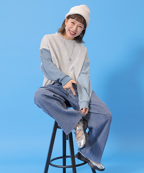 1月28日(火)正午～通常販売開始予定》【みわたら企画】ラップデザインデニムパンツ | [公式]レプシィム （LEPSIM）通販