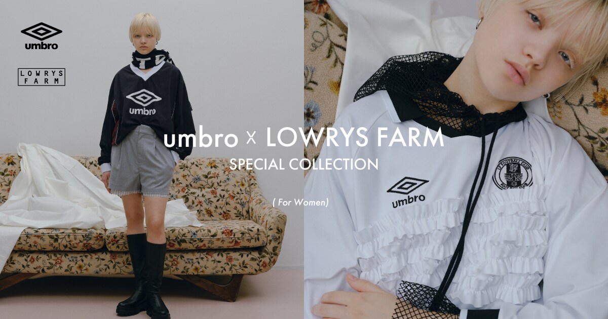 umbro × LOWRYS FARM SPECIAL COLLECTION 2024 for WOMEN