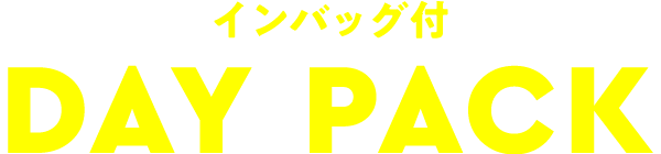 オリジナルインバッグ付きデイパック【一部カラーWEB・大型店限定