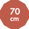 70cm