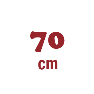 70cm