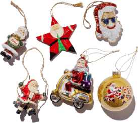 Santa Claus Ornaments