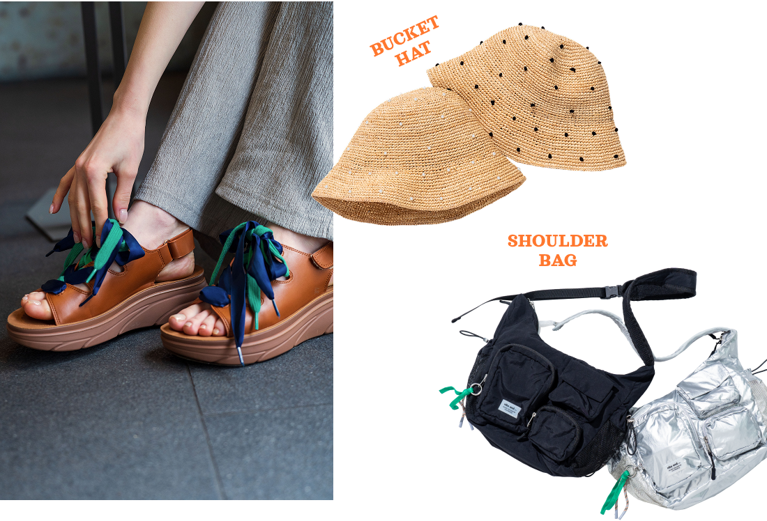 BUCKET HAT / SHOULDER BAG