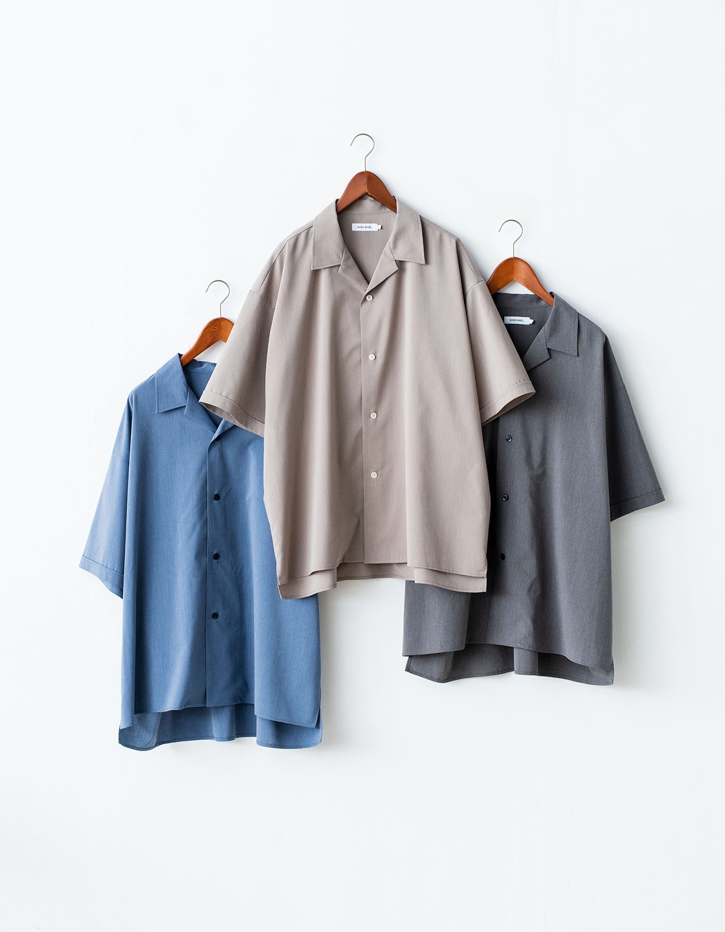 open collar shirt