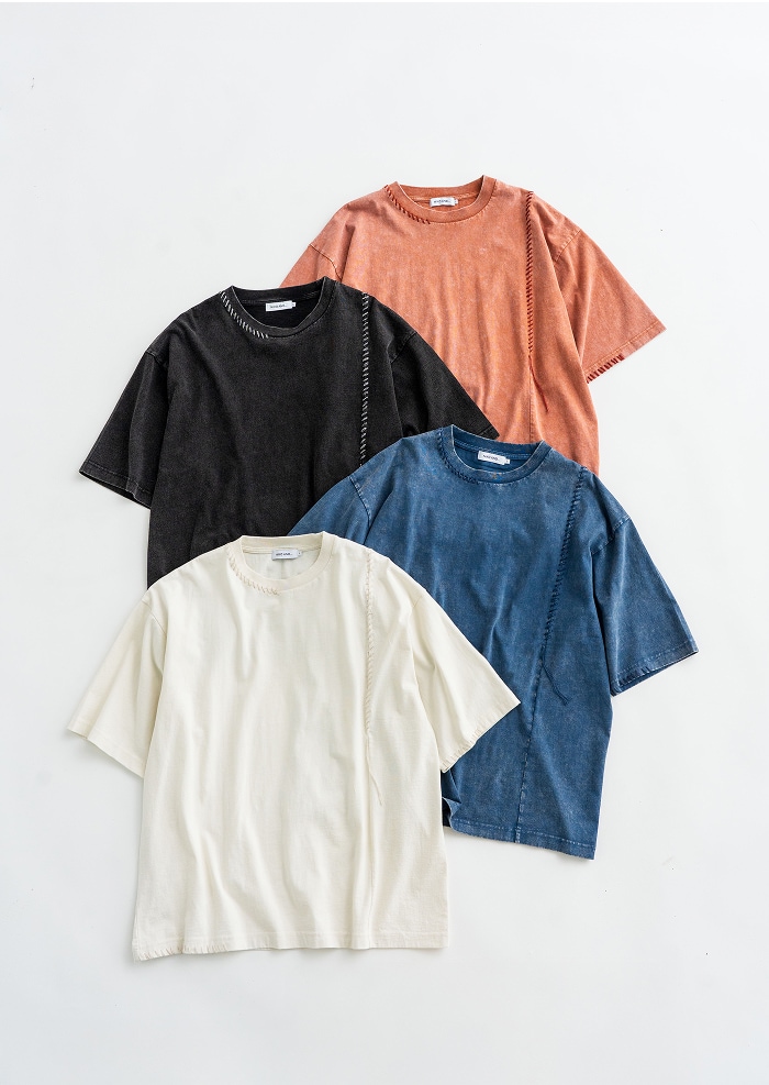 washed stitch t-shirt