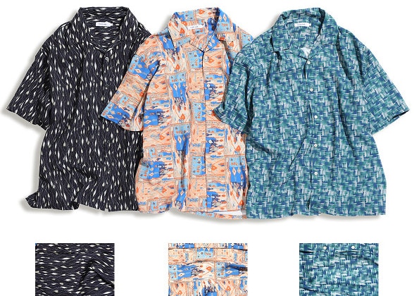 Open collar shirt