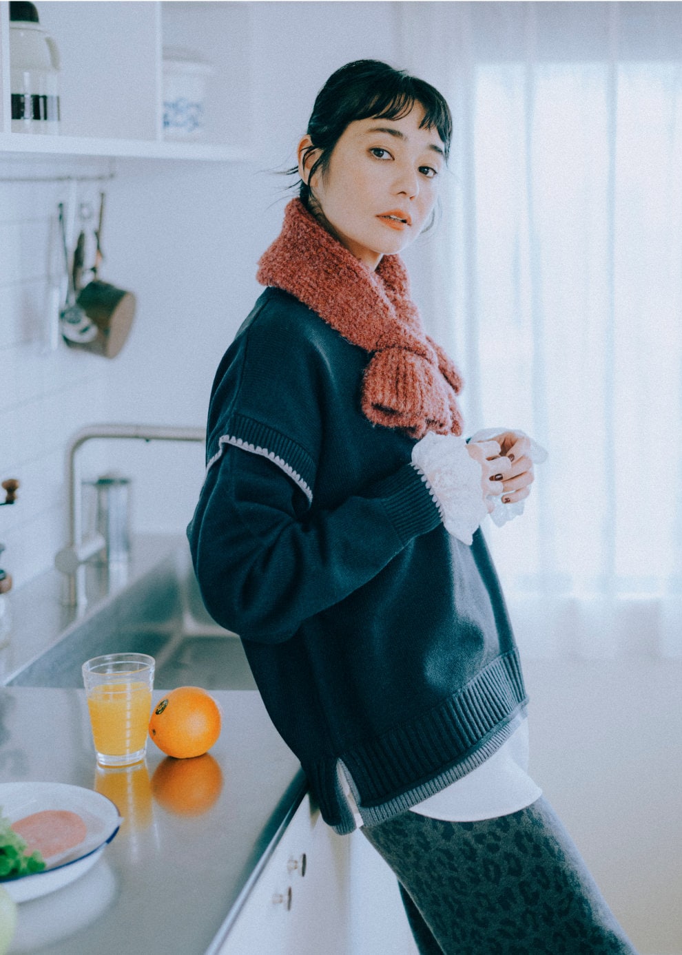 竹下玲奈が着るニコアンド