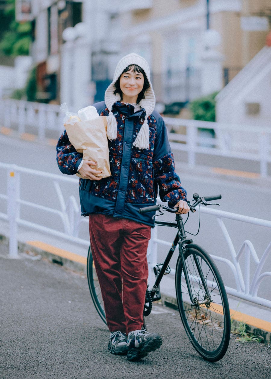 竹下玲奈が着るニコアンド