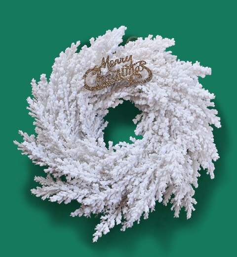 White Branch Wreath