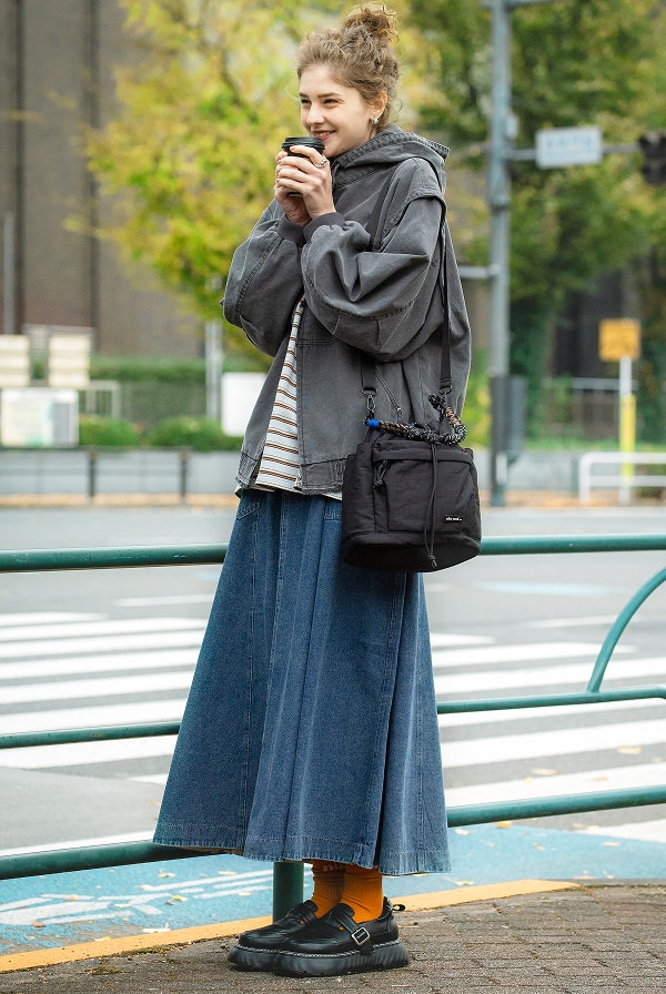 スタイルを選ばないオールブラック