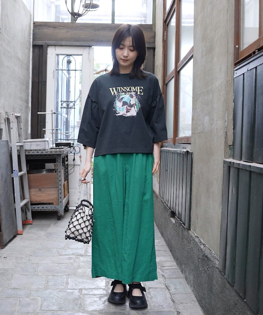 JEANASIS ベアトップワンピ&レーストップス　ニコアンド　セットアップ JEANASIS ベアトップワンピ&レーストップス ニコアンド セットアップ