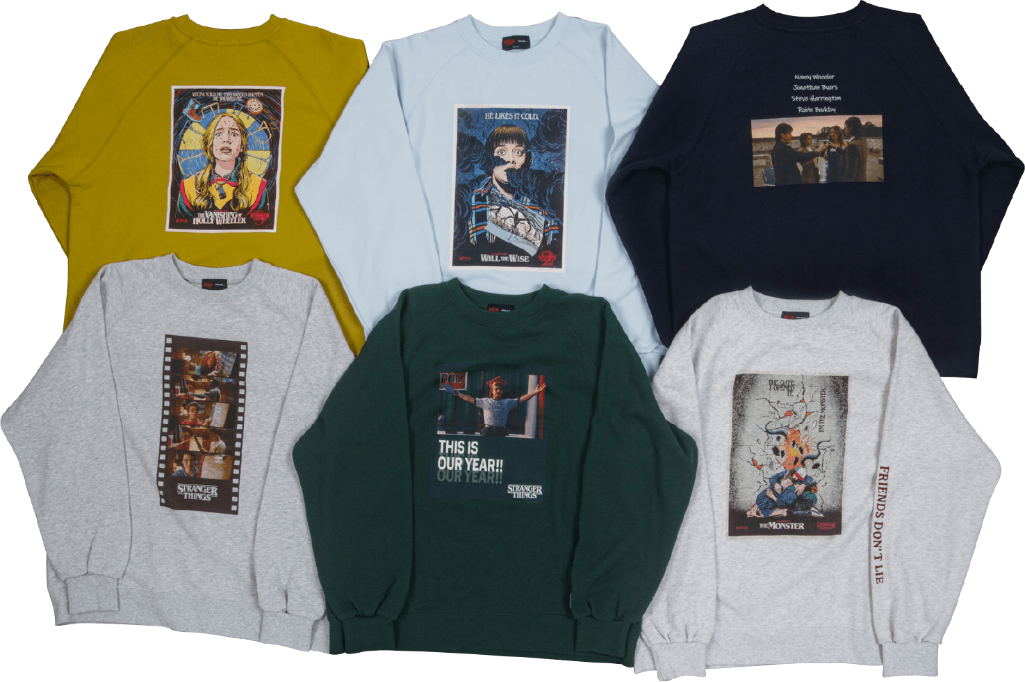 Sweat shirts