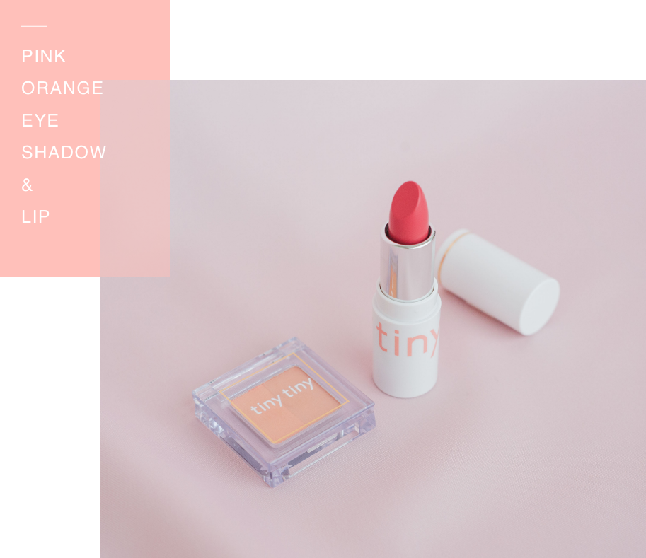 ORANGE EYE SHADOW & PINK LIP 商品画像