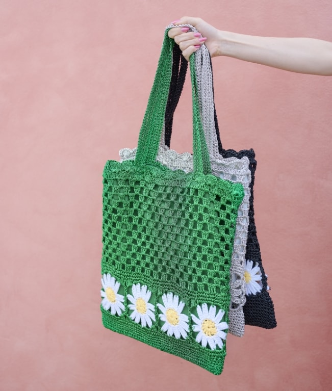 METALLIC TOTE BAG_ 写真