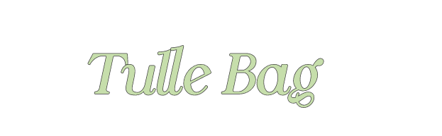 15.TULLE BAG_