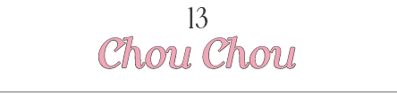 13 CHOU CHOU_