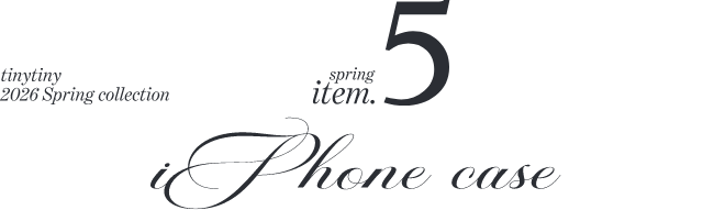 Spring item05 COLLECTION iphone case