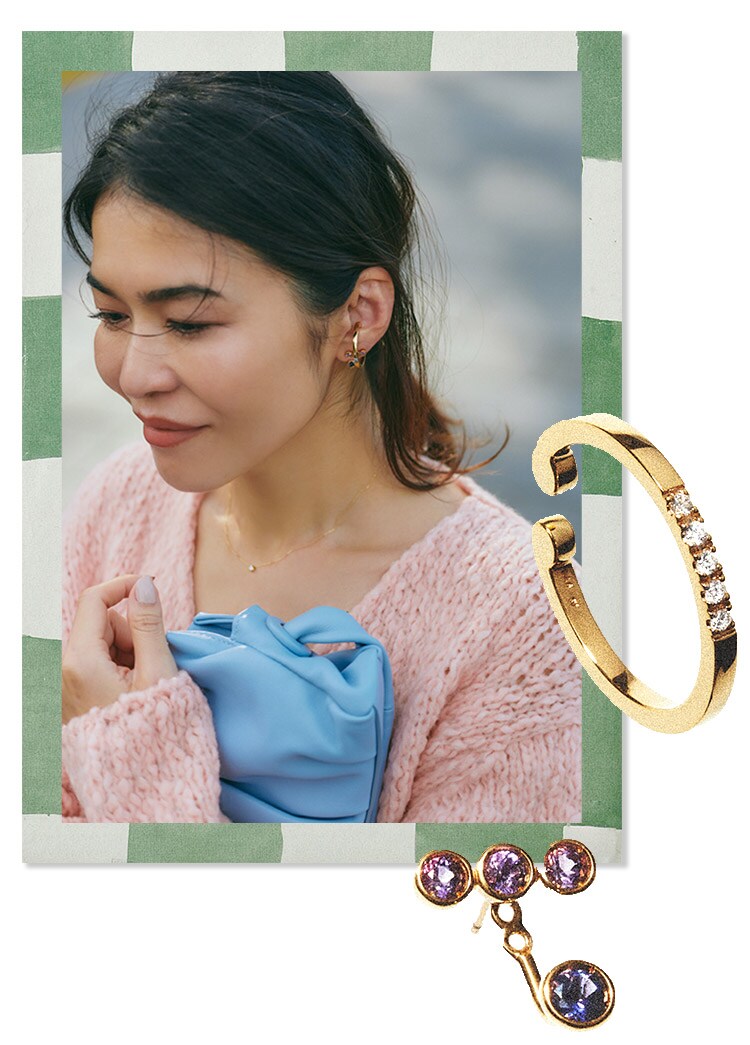 5％OFF】 PAS TIERRA NAOKO TSUJI jewelry コラボ ピアス ピアス(両耳 