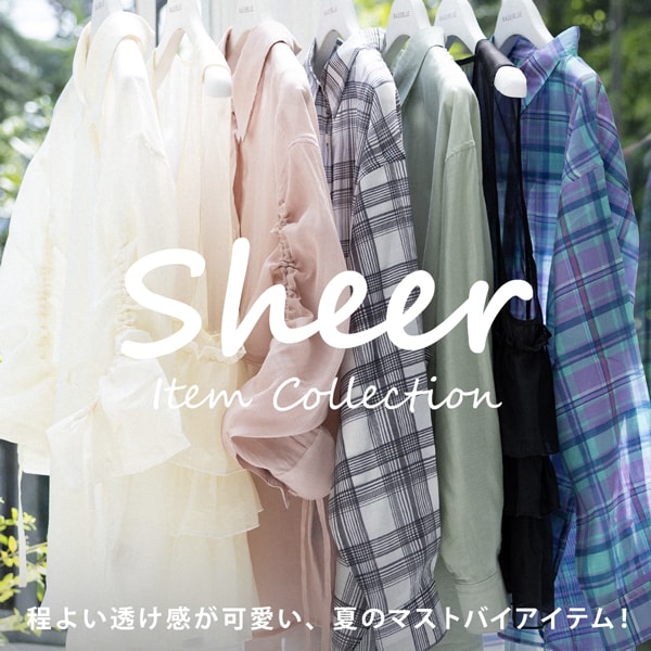 【WOMENS】シアーアイテムKWD