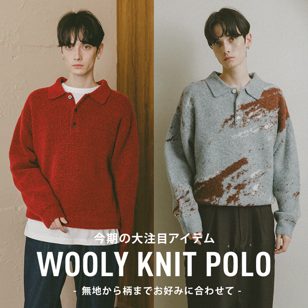 【MENS】ニットポロKWD