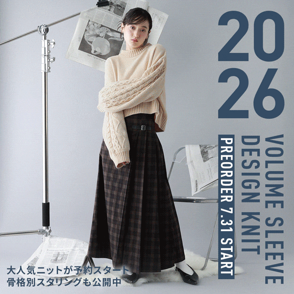 【WOMENS】モールニット予約LP